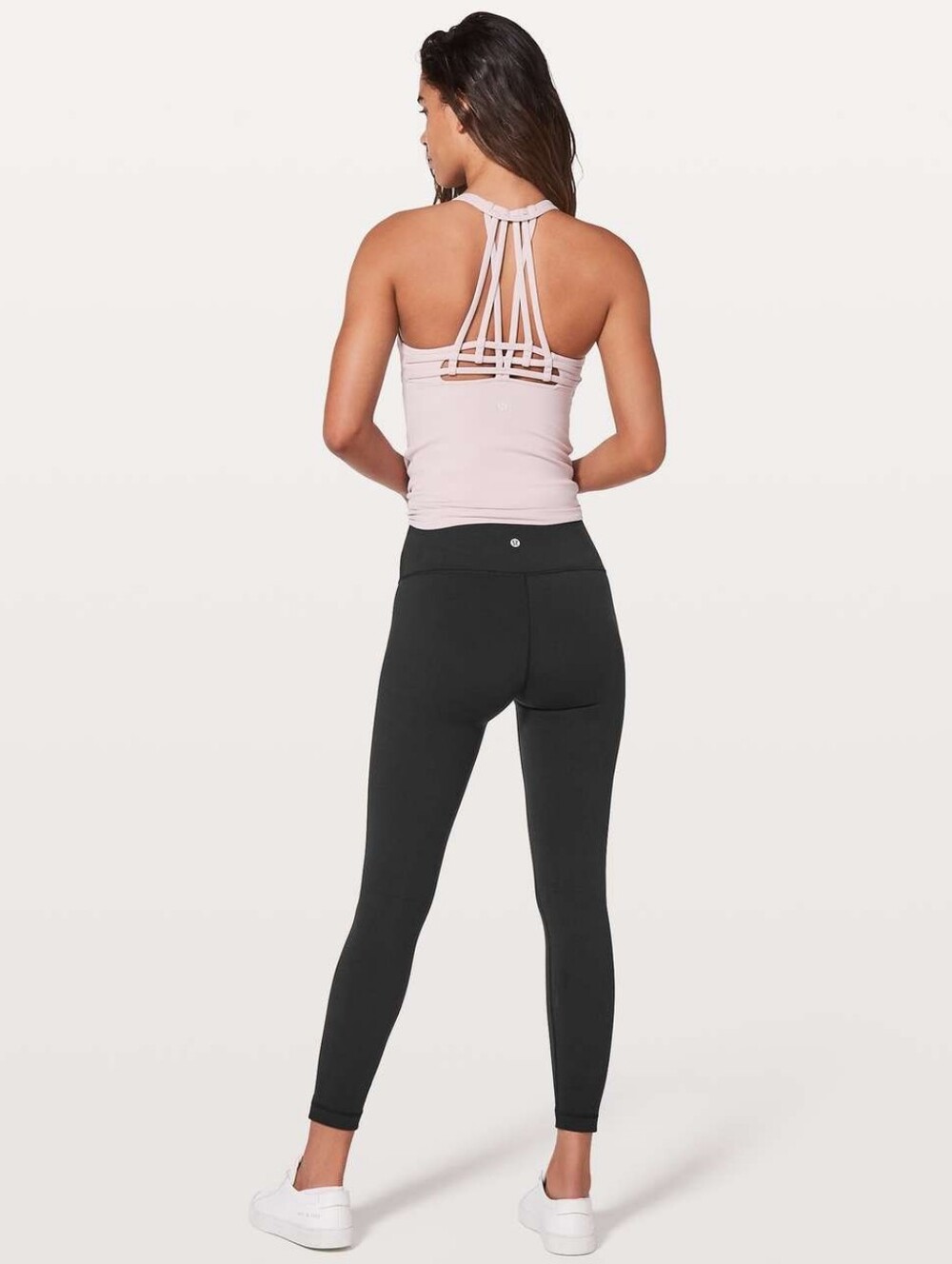Lululemon Wunder Under Hi-Rise 7/8 Tight *Full-On Luon 25" Black Size 6 EUC